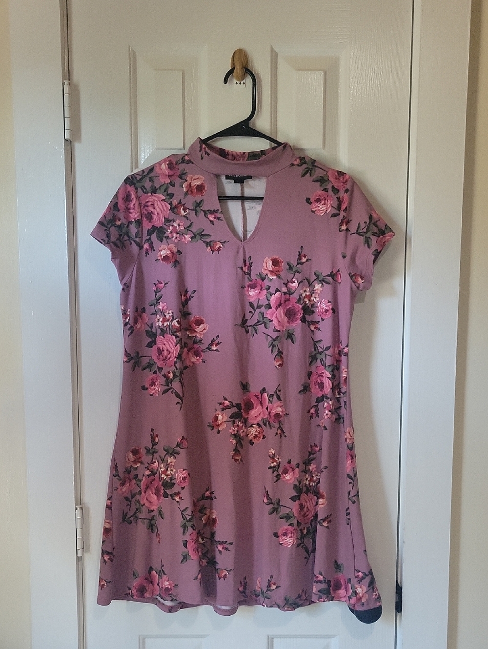 Joe Boxer Mauve Dress with Floral Print